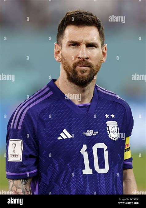 Doha Qatar 30th Nov 2022 Doha Lionel Messi Of Argentina During