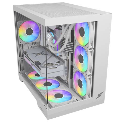 Gabinete Branco Mid Tower - Gabinete SuperFrame Vhagar Mid Tower ATX Branco | Terabyte