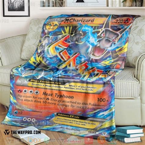 Anime Pokemon Charizard Gx Fire Blanket Hot Sale 2024