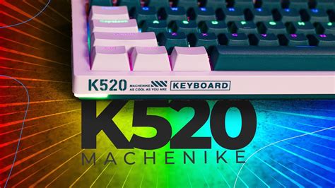 Machenike K Teclado Mec Nico Full Size Hot Swap Teclas Youtube