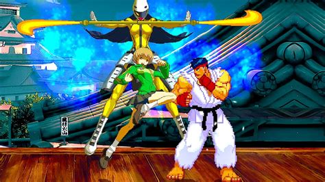 Shin Ryu VS CHIE SATONAKA Persona 4 Must See ULTIMATE Fights YouTube