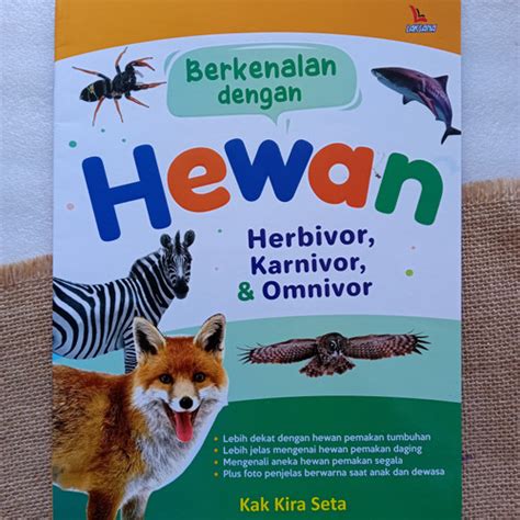 Jual Berkenalan Dengan Hewan Herbivora Karnivora Dan Omnivora Kota