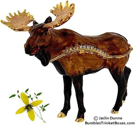 Trinket Box: Natural Moose
