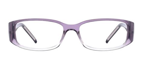 Jude Rectangle Prescription Glasses Purple Crystal Fade Women S Eyeglasses Payne Glasses