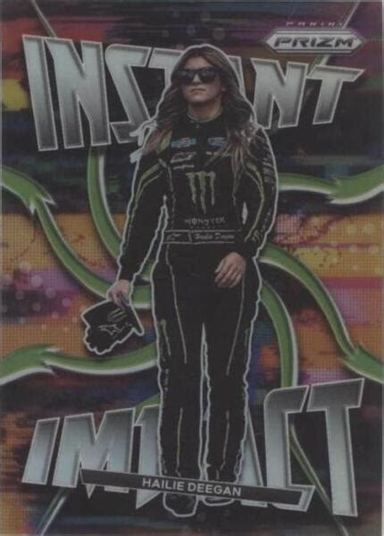 2022 Panini Prizm Instant Impact Silver Prizm II 1 Hailie Deegan For