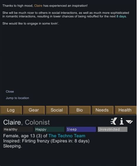 Inspiration The Game Gave Me A Teenager Being Horny R Rimworld