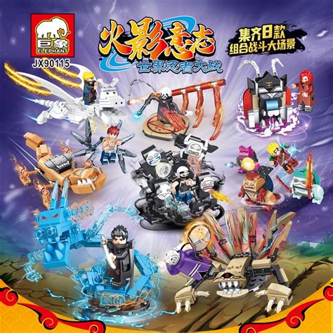 Lego Naruto Susano Nogo Building Blocks Nine Tails Naruto Kakashi