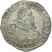 Thaler Kipper Kreuzer Ferdinand Ii Joachimsthal Kingdom