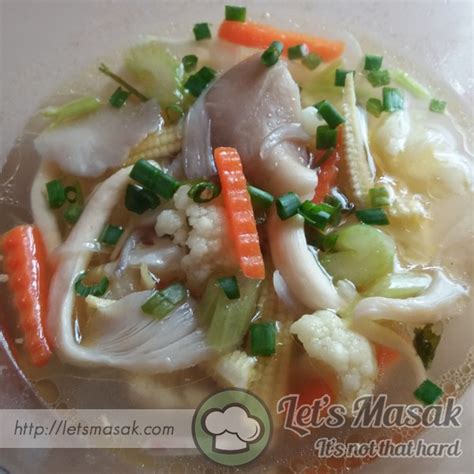 Sup Sayur Campur Recipe Letsmasak