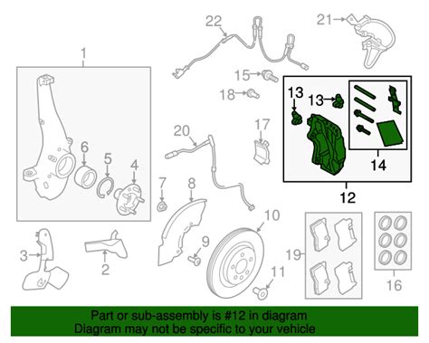 Genuine Oem Caliper Part Lr Fits Land Rover Range Rover Up