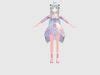 3D Model Rigged Serene Anime Girl 3D VRM VROID VRCHAT Model VR AR