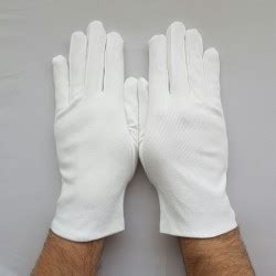 Gants Blancs Coton Femme Et Homme