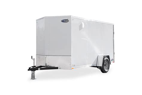 2023 ITI Cargo 6x12 Flat Top V Nose SA 3 5K BRK Congelosi Trailer