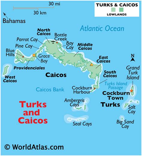 Turks and Caicos Maps & Facts - World Atlas
