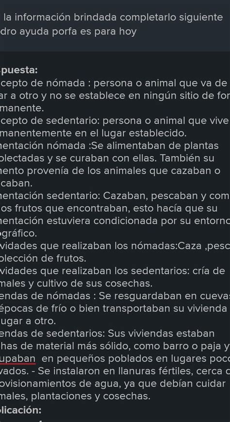 con la información brindada completarlo siguiente cuadro ayuda porfa es