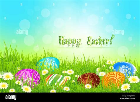 beautiful easter background stock vector image art alamy