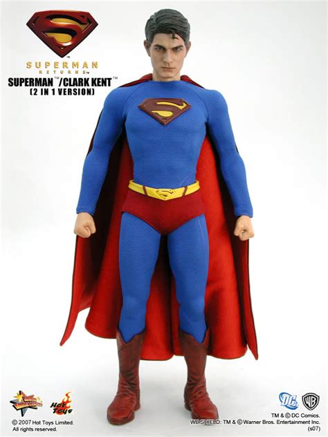 Hot Toys Mms Superman Returns Superman Clark Kent In Version Hot Toys Complete
