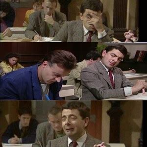 Create Comics Meme Mr Bean Mr Bean In The Exam Comics Meme