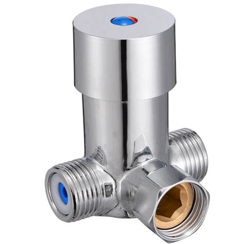 Mixing Valve Temperature Hot Cold Water Control Mixer Mixing Valve Sensor Tap Shower Faucets In