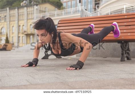 Brunette Slim Adult Sexy Fit Sporty Stock Photo Shutterstock