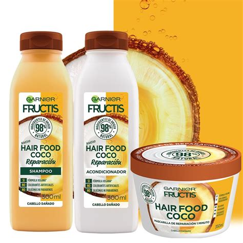 Mascarilla Fructis Para Cabello Da Ado Con Coco Elvive Ml