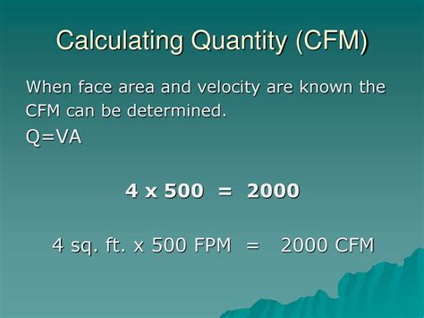 Cfm Calculator How To Calculate Cfm Cfm Calculation