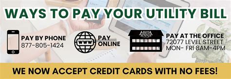 Ways to Pay Your Bill