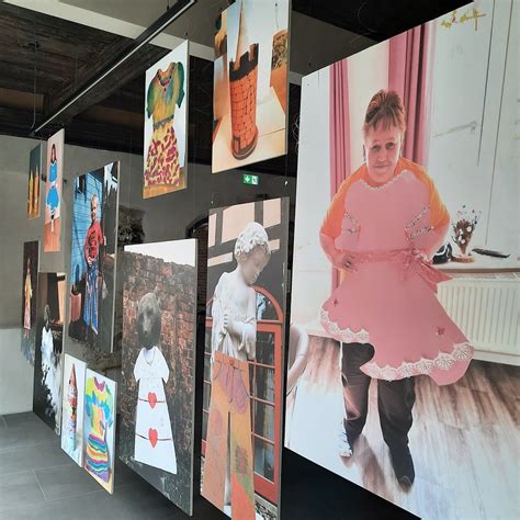 Das Schau Fenster Des Stadtmuseums Im Gotischen Haus Ist Voller