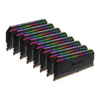 Corsair Dominator Platinum RGB 128GB 3800 MHz DDR4 Quad Channel Memory ...