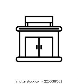 Store Building Icon Illustration Isolated Vector Stock Vector Royalty