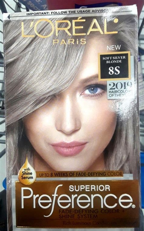Superior Preference S Soft Silvery Blonde Loreal Hair Cool Blonde Hair Diy Hair Color