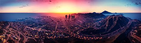 1920x1080px | free download | HD wallpaper: Grand Theft Auto V, sunset ...