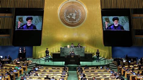 FOTO Potret Presiden Iran Di Sidang Majelis Umum PBB Purnawarta