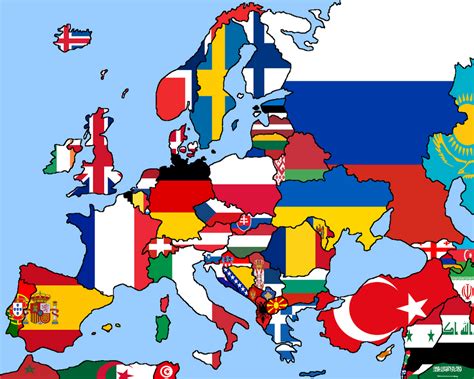 flag map  europe  americanmapping  deviantart