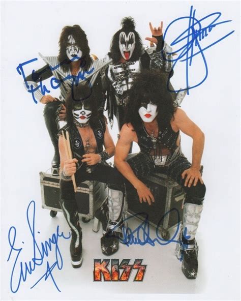 Kiss Group Signed Autographed X Photo By Crystallynnsphotos