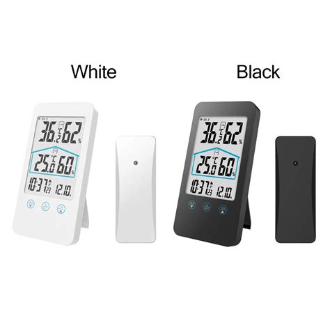 Беспроводной ЖК-цифровой Крытый Уличный Термометр гигрометр Погодный ...