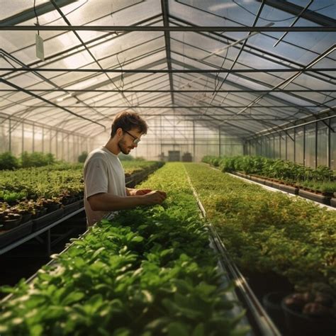 Premium Photo Healthy Plants Thrive In Modern Green