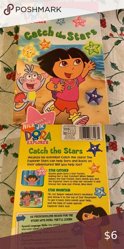 Dora The Explorer Catch The Stars VHS | Dora the explorer, Dora, Stars