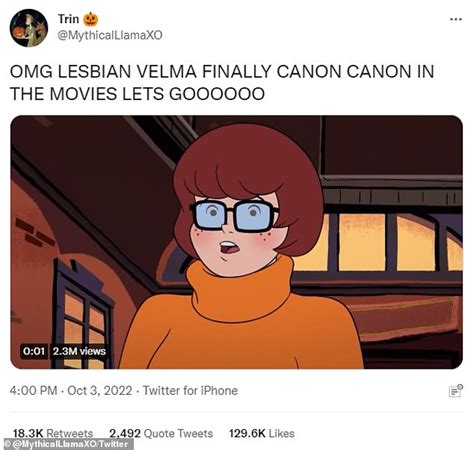 Scooby Doo S Velma Dinkley FINALLY Confirmed As Lesbian Hot Lifestyle News