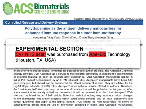 美国APExBIO中文官网 Cy7 NHS ester Mark biological molecular amino