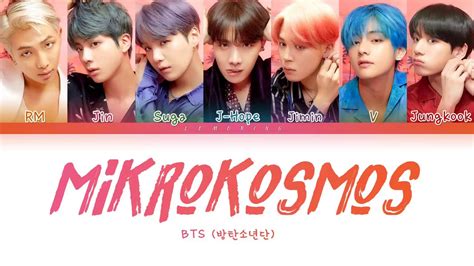 BTS Mikrokosmos Official Lyric Video YouTube