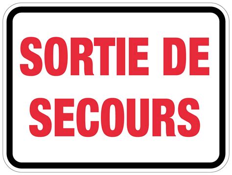 panneaux norme osha sortie de secours signel services