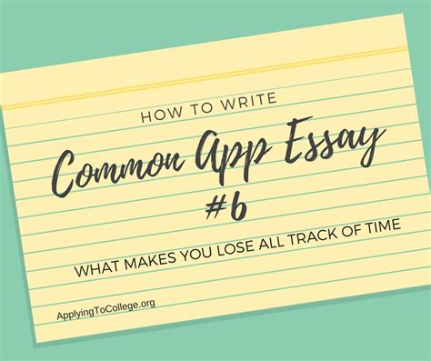 How To Write Good Common App Essay How To Write A Common Application