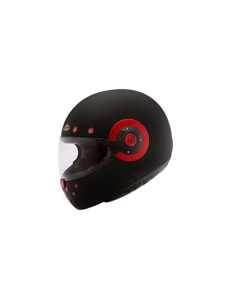 Smk Retro Ma Casque Int Gral Moto Touring Noir Mat