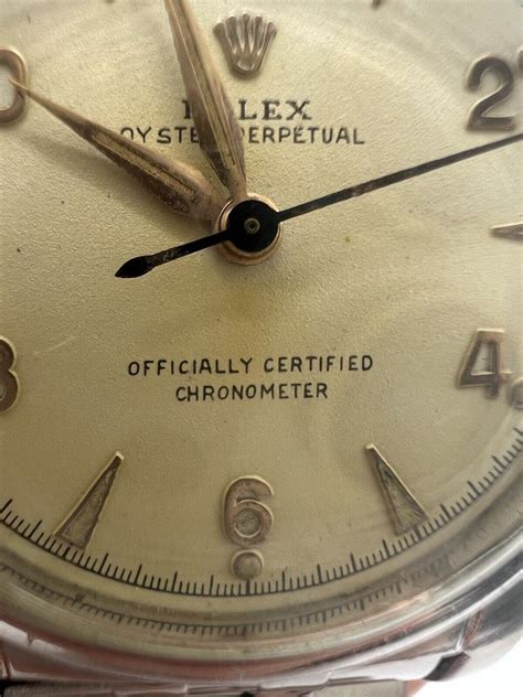 Vintage Bubbleback Rolex Oyster Perpetual Chronometer Model