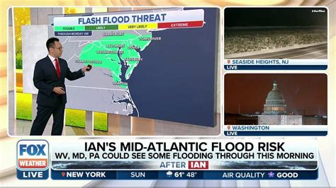 Remnants Of Hurricane Ian Pose Flood Risk In The Mid Atlantic Latest