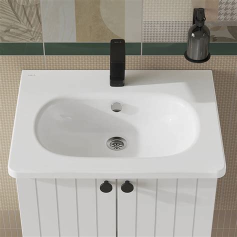 VitrA Zentrum 600mm 1 TH White Vanity Basin