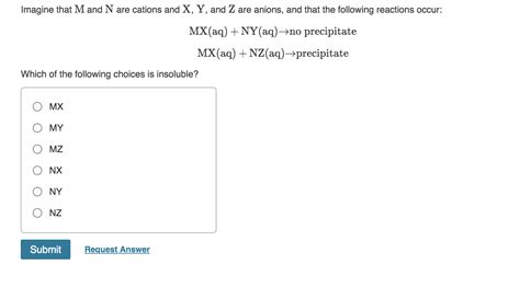 Solved Suppose That Aqueous Solutions Of Barium Nitrate And Chegg