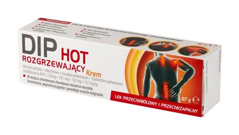 Dip Hot Rozgrzewaj Cy Krem B L Mi Ni Rwa Kulszowa Reumatyzm E Zikoapteka