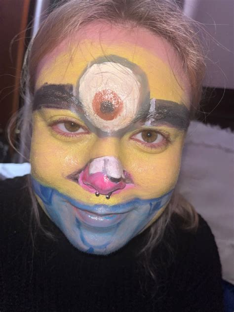 Minion Face Paint Minion Face Paint Minion Face Face Paint